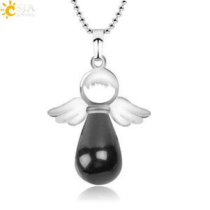 Collier ailes d'ange Onyx Noir - Brown Anderson